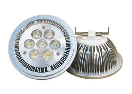 AR111-7x1-D-30, AR111,7x1W, ATENUABLE, 3000°K, 127V, 45°