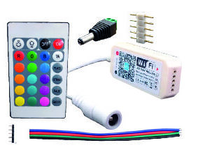 C-RGBW-WF/RF, CONTROL REMOTO RGBW,WIFI/RF,12-24V
