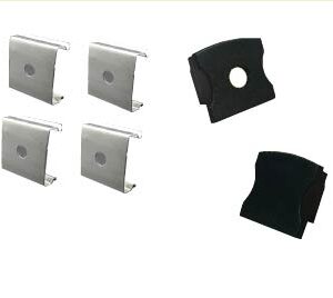 CA-1215-N-B-SACC, KIT 2 TAPONES NEGROS Y 2 CLIPS PARA CANALETA CA-1215-N-B-S
