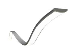 CA-1404-F-S2, 2M  CANALETA FLEXIBLE, PC FROST, SOBREPONER, SUSPENDER