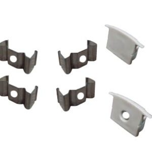 CA-1613-E-ACC, KIT 2 TAPONES Y 4 CLIPS PARA CANALETA CA-1613-E