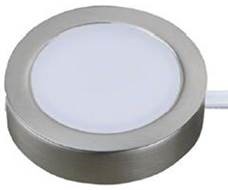 LGA-3W-S-S-30, LAMPARA PARA GABINETE SATIN (CORCHOLATA), 127V, 3000K,3W, SOBREPONER