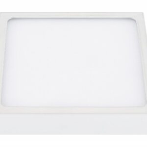 PSS-C-15W-30, PANEL SOBREPONER CUADRADO SLIM, 15W, 3000K, 90-265V