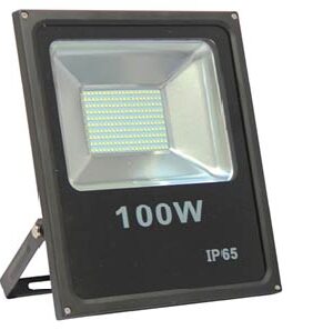 RS-100W-65, REFLECTOR SLIM 100W, 90-265V, 6500K, IP65
