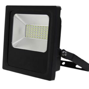 RS-30W-60, REFLECTOR SLIM 30W, 100-240V, 6000K, 120°, NEGRO, IP65