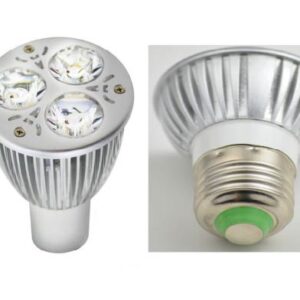 SA3-3x1-27-27, SPOT, ROSCA E27, 3.9W, 85-265V, CALIDO, 2700°K, IP20