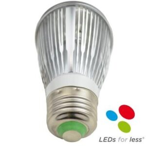 SA9-3x3-26-60, SPOT, ROSCA E26, 6.3W, 85-265V, FRIO, 6000°K, IP20