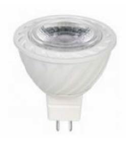 SAC6-BP-30, SPOT, BIPIN, 6W, 100-240V, FRIO, 3000°K, IP20