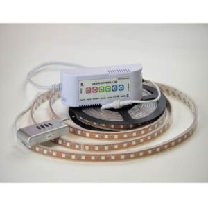 TA-50x128-18-RGB, 5MTS TIRA LED 18W/M, 128x5050, 127V, RGB, IP65, ATENUABLE