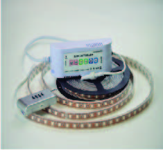 TA-50x60-65-RGB, 5MTS TIRA LED 10W/M, 60x5050, 127V, RGB, IP65, ATENUABLE