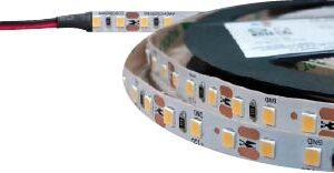 TB-28x120-20-65, 5M TIRA LED 12W/M, 120x2835,12V, IP20, 3000K, CORTE CADA 2.5CM