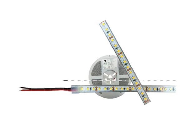 TB-28x120-67-30, 5M TIRA LED 12W/M, 120x2835,12V, IP67, 3000K, CORTE CADA 2.5CM