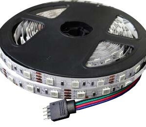 TB-50x60-20-RGB, 5M TIRA LED 14W/M, 60x5050,12V, IP20, RGB, CORTE CADA 5CM